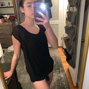Sheer Black T-Shirt